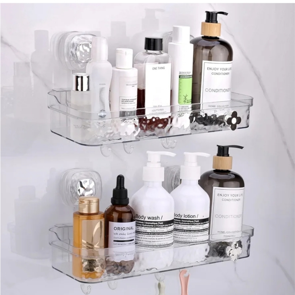 New in box! Space keeper shower caddy corner organizer storage rack set of 2